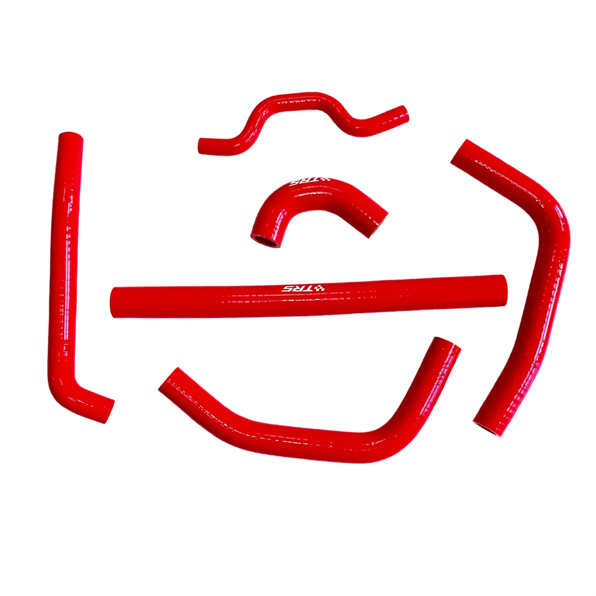 TRS Racing Silicone Radiator Hose Kit | Kawasaki KX250F KXF250 2009–2016 | Red | 2-Ply 3.5mm