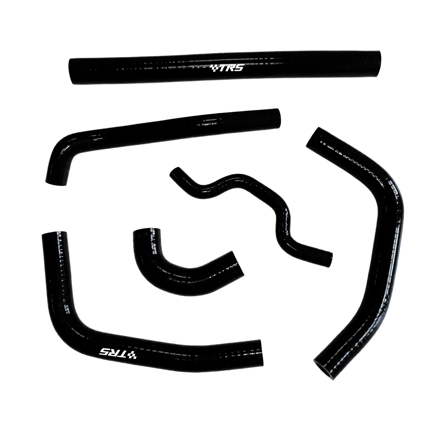 TRS Racing Silicone Radiator Hose Kit | Kawasaki KX250F KXF250 2009–2016 | Black | 2-Ply 3.5mm