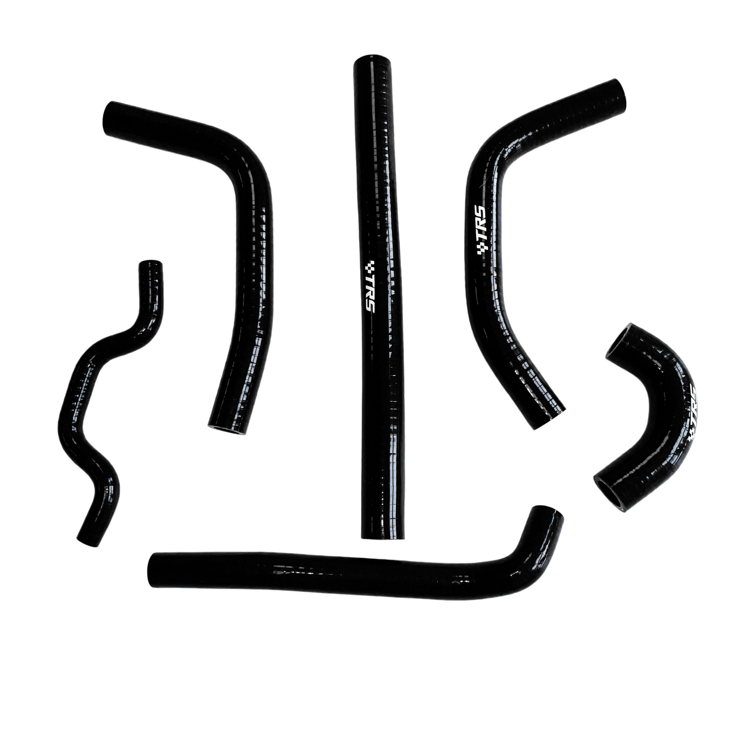 TRS Racing Silicone Radiator Hose Kit | Kawasaki KX250F KXF250 2009–2016 | Black | 2-Ply 3.5mm