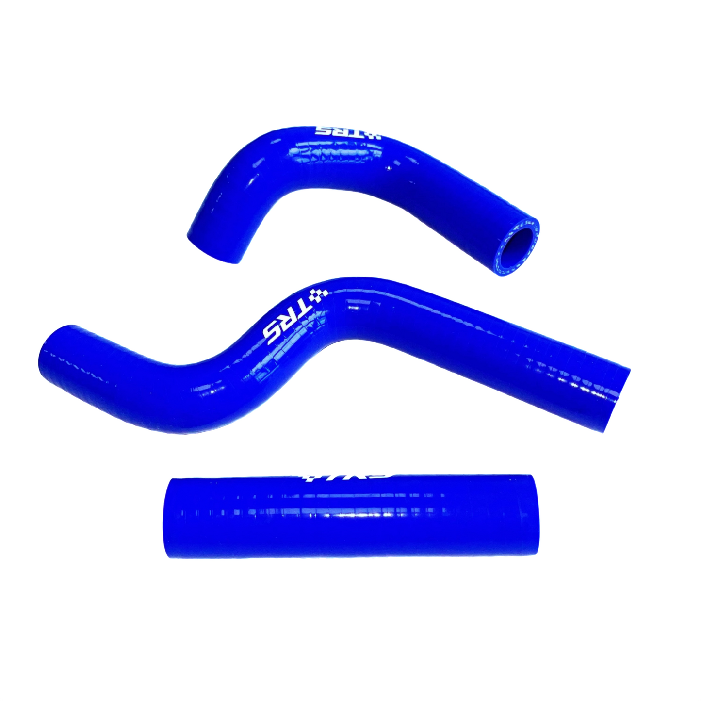 Manguera de silicona para radiador de motocicleta TRS para Kawasaki KX80, KX85 y KX100 (1998-2009, azul)