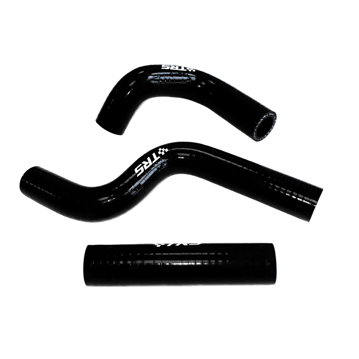 TRS Racing Silicone Radiator Hose Kit | Kawasaki KX80 KX85 KX100 1998–2009 | Black | 2-Ply 3.5mm