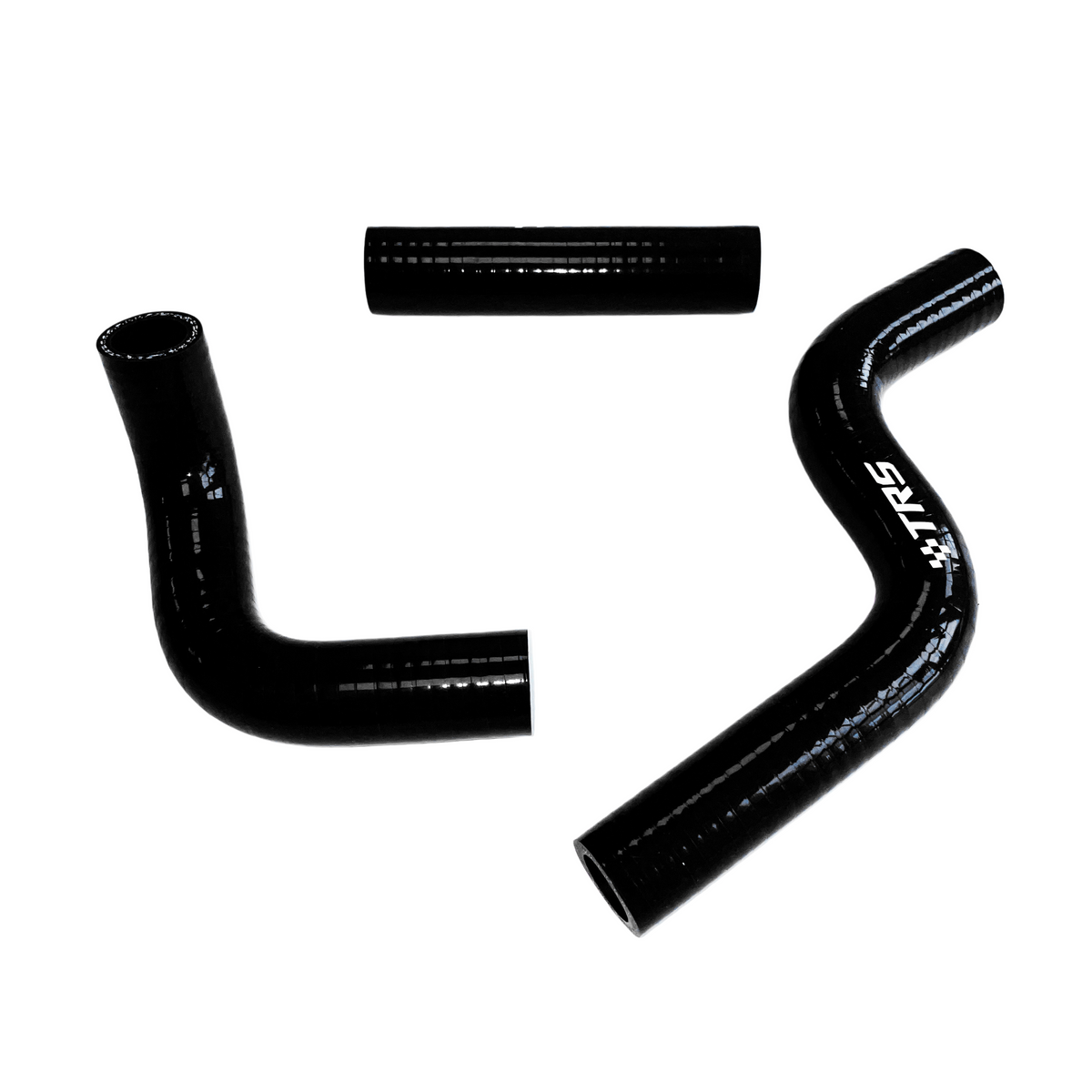 TRS Racing Silicone Radiator Hose Kit | Kawasaki KX80 KX85 KX100 1998–2009 | Black | 2-Ply 3.5mm
