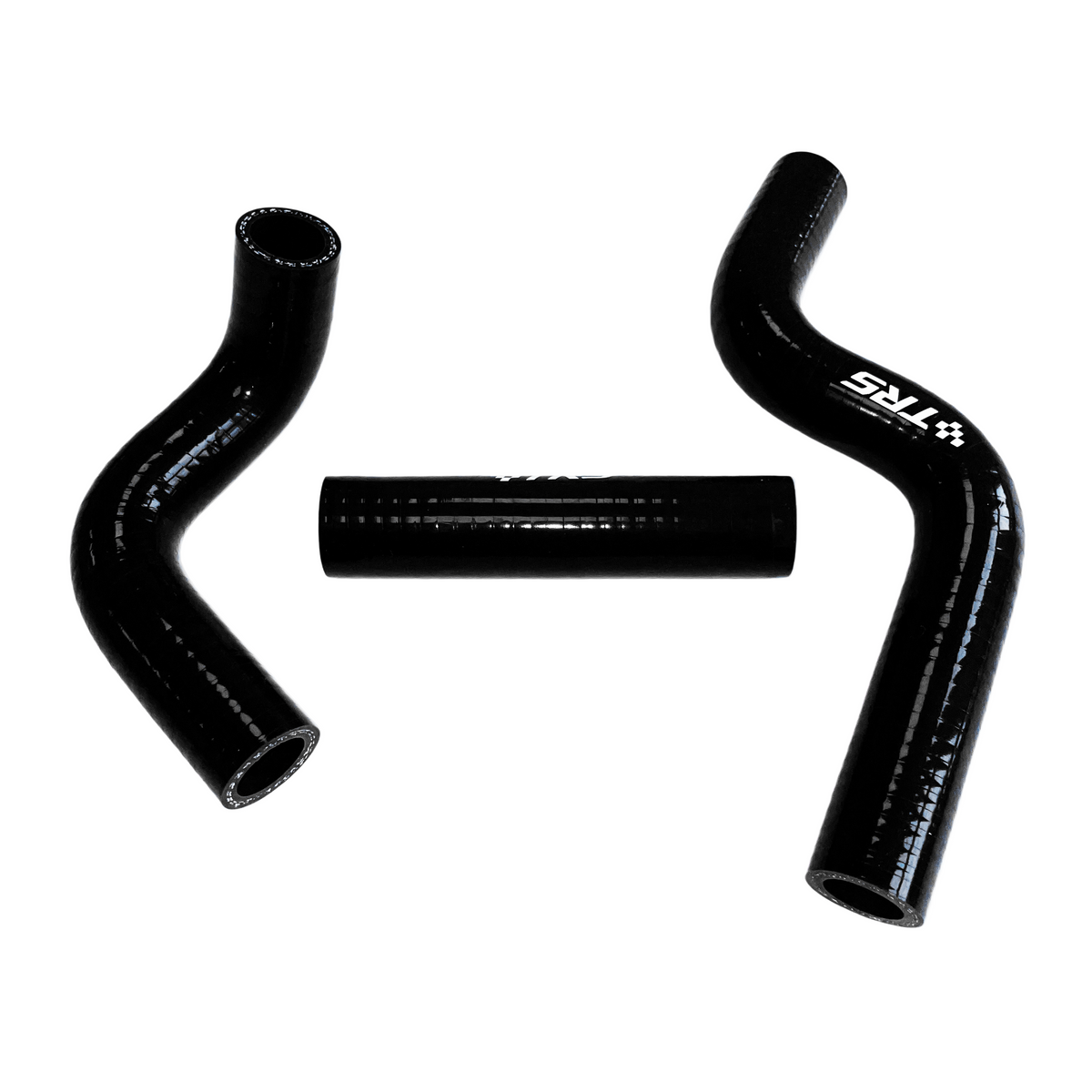 TRS Racing Silicone Radiator Hose Kit | Kawasaki KX80 KX85 KX100 1998–2009 | Black | 2-Ply 3.5mm