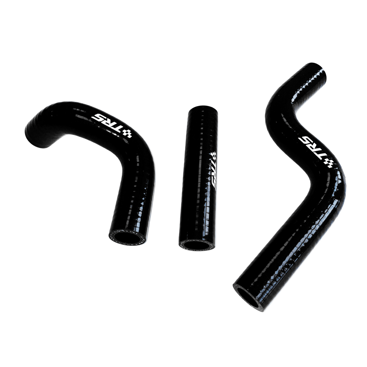 TRS Racing Silicone Radiator Hose Kit | Kawasaki KX80 KX85 KX100 1998–2009 | Black | 2-Ply 3.5mm