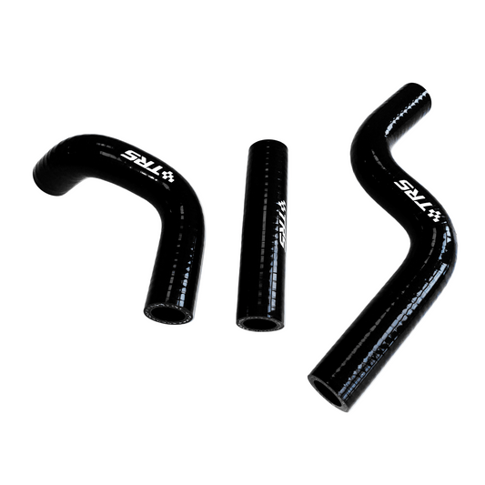 TRS Racing Silicone Radiator Hose Kit | Kawasaki KX80 KX85 KX100 1998–2009 | Black | 2-Ply 3.5mm