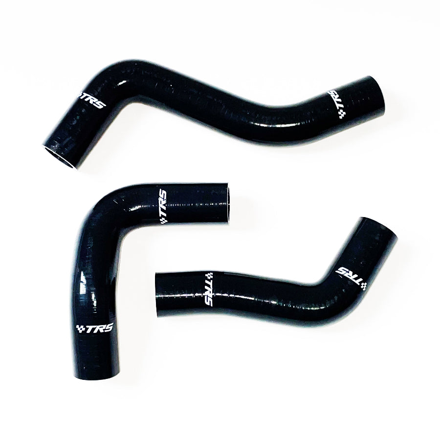 TRS Silicone Radiator Hose for Mazda Roadstar MX-5 Miata 1.6L 1600CC 1990-1993 (Black)