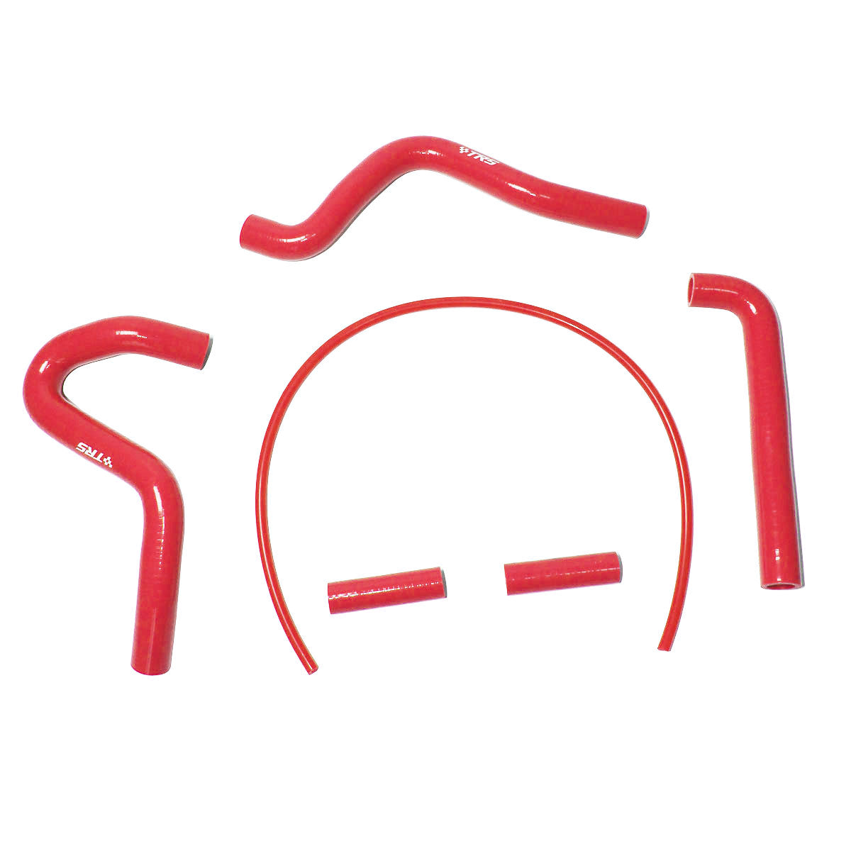 TRS Radiator Hose Kit for Dirt Bike Kawasaki KX250 94-02 (Red)