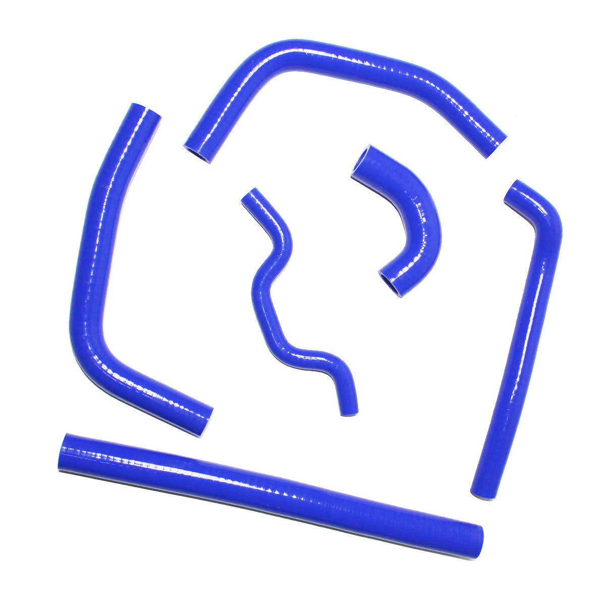 TRS Silicone Coolant Radiator Hose for Kawasaki KX250F KXF250 2009-2016 (Blue)