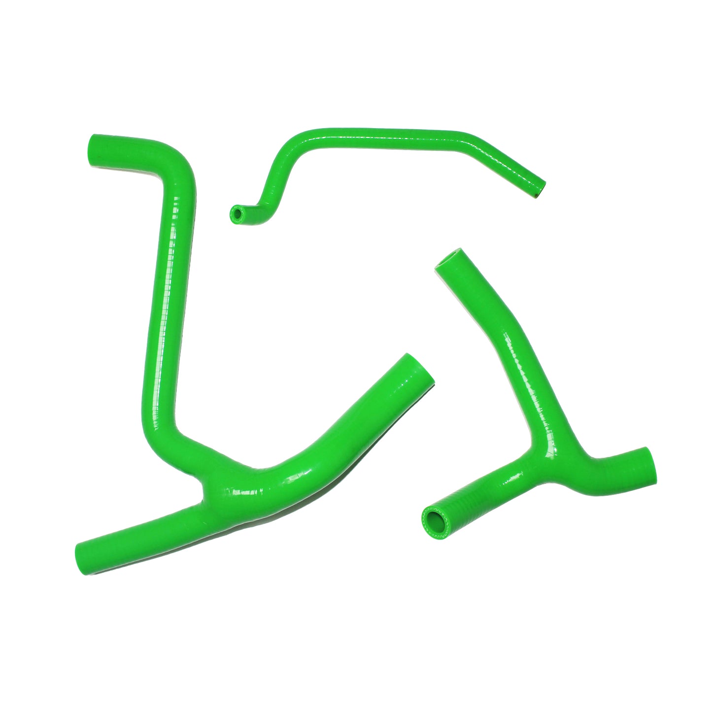TRS Silicone Radiator Hose Kit for Kawasaki KXF450 KX450F 2009 2010 2011 (Green)