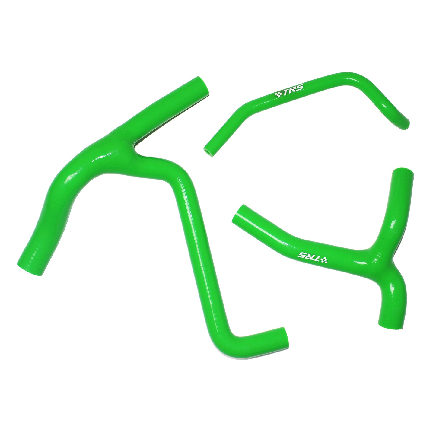 TRS Silicone Radiator Hose Kit for Kawasaki KXF450 KX450F 2009 2010 2011 (Green)