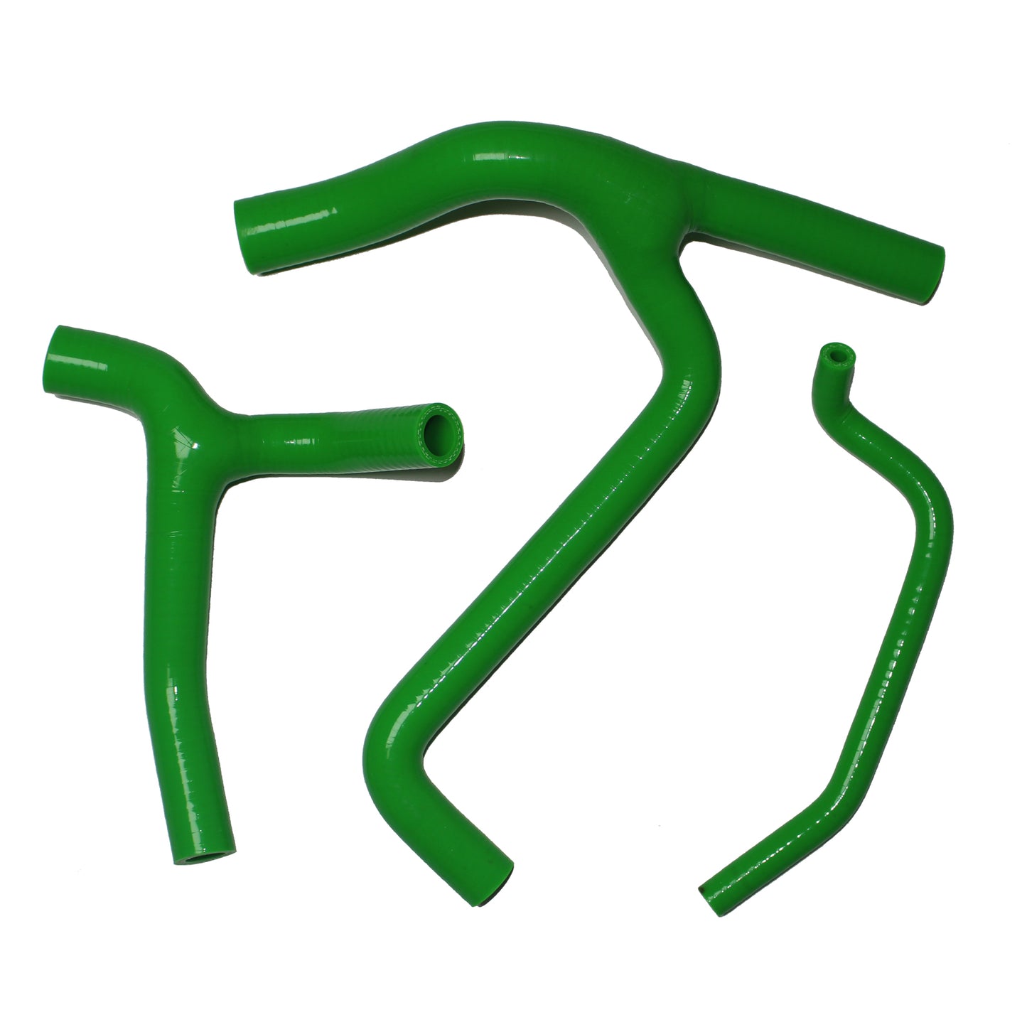 TRS Silicone Radiator Hose Kit for Kawasaki KXF450 KX450F 2009 2010 2011 (Green)
