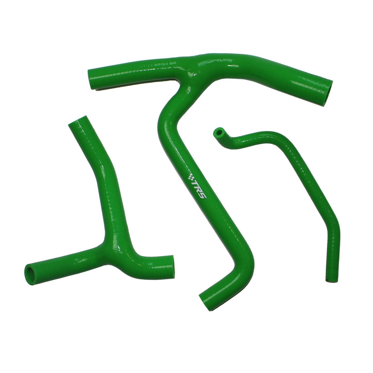 TRS Silicone Radiator Hose Kit for Kawasaki KXF450 KX450F 2009 2010 2011 (Green)