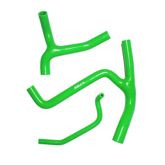 TRS Racing Silicone Radiator Hose Kit for Kawasaki KXF450 KX450F 2009 2010 2011 (Green)