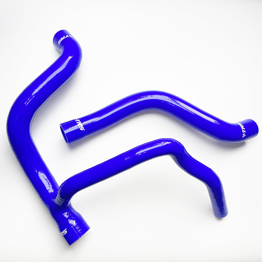 TRS Silicone Coolant Hose Set Compatible with Alfa Romeo GTV Spider V6 3.0 & 3.2 24v Engines (Blue)