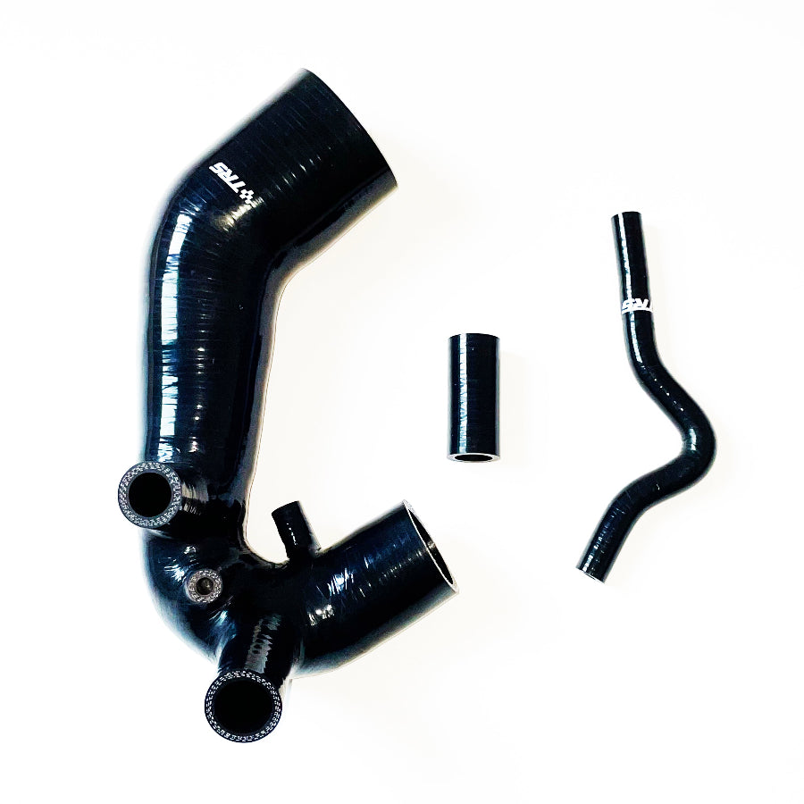 TRS Silicone Induction Air Intake Hose Pipe For Audi A4 VW Passat B5 B5.5 1.8T 1994-2005 (Black)