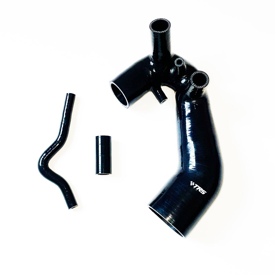 TRS Silicone Induction Air Intake Hose Pipe For Audi A4 VW Passat B5 B5.5 1.8T 1994-2005 (Black)