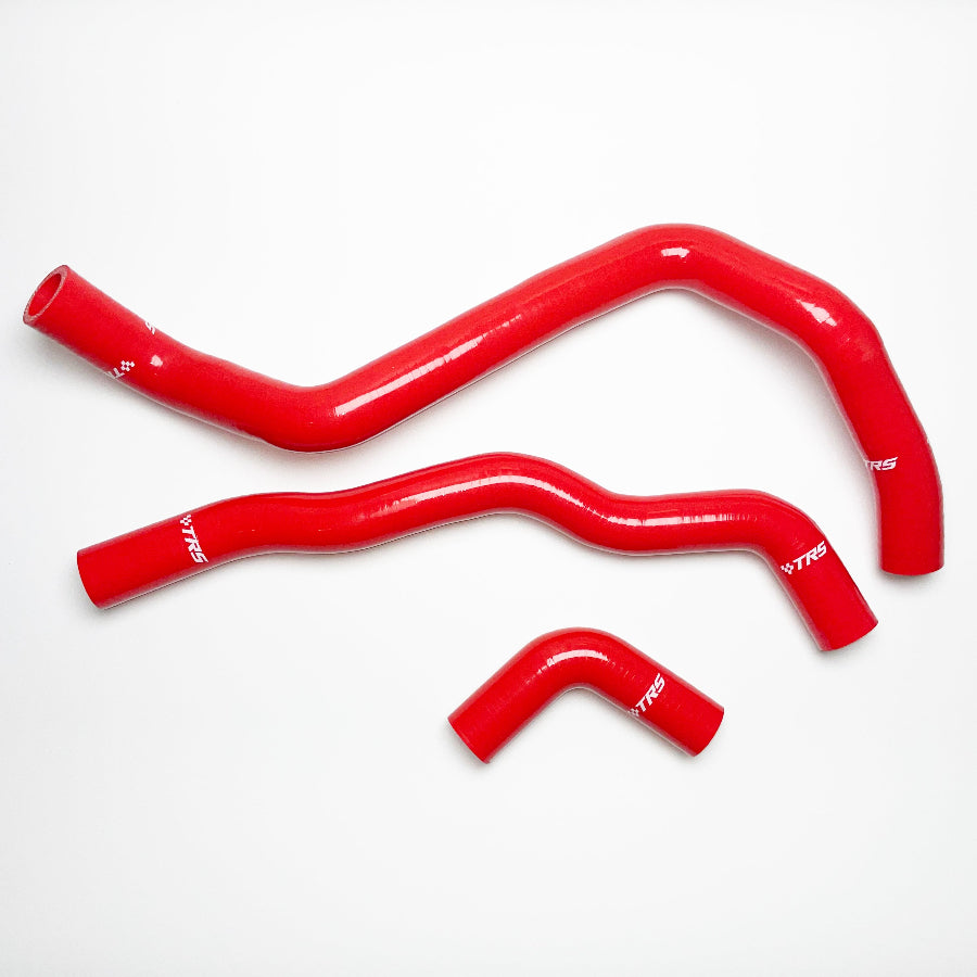 TRS Silicone Radiator Coolant Hose for Honda FIT Jazz GD1 GD3 L13 L15 2004-2008 (Red)