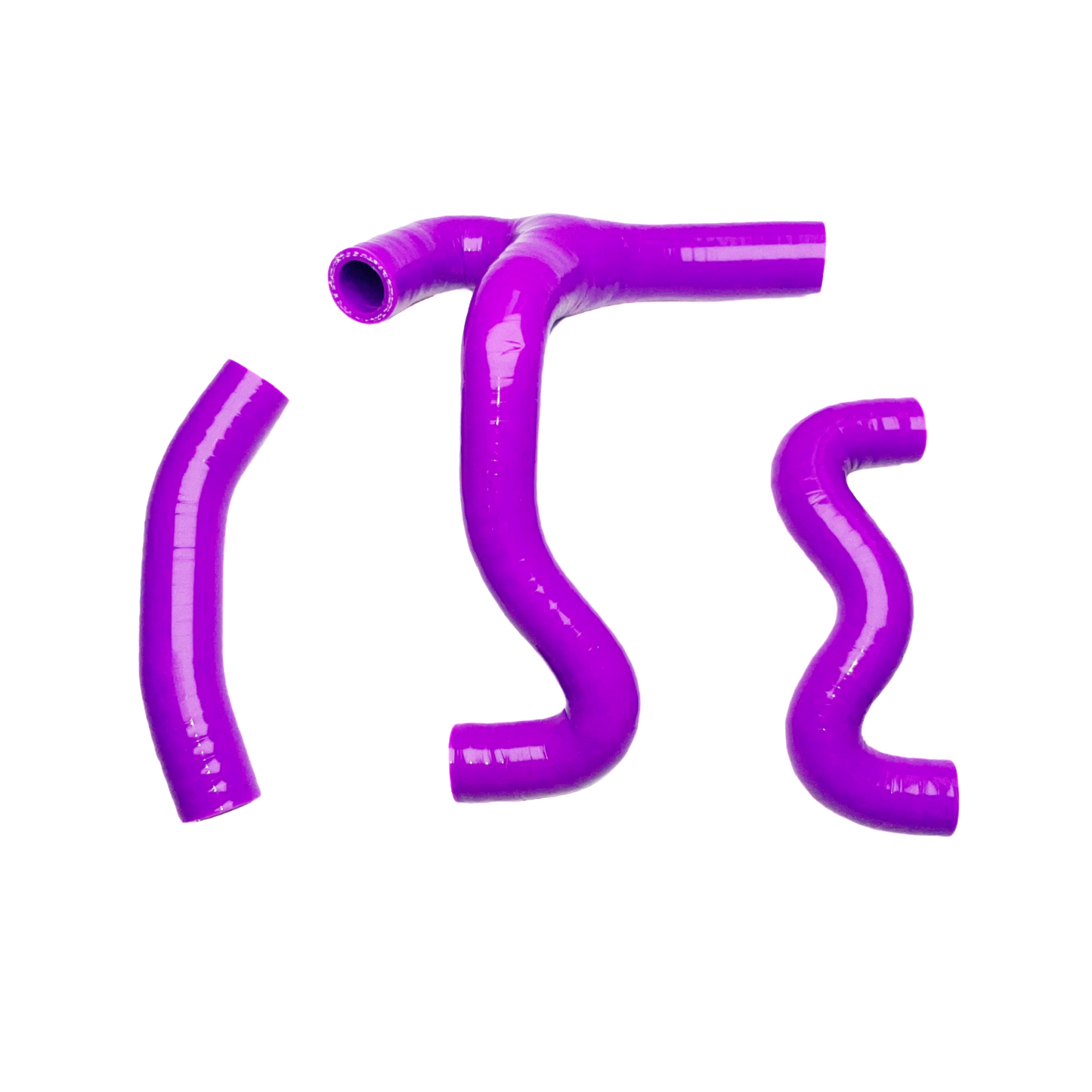 TRS Racing Silicone Radiator Hose Kit | KTM 50SX 2012–2017 | Purple | 2-Ply 4mm