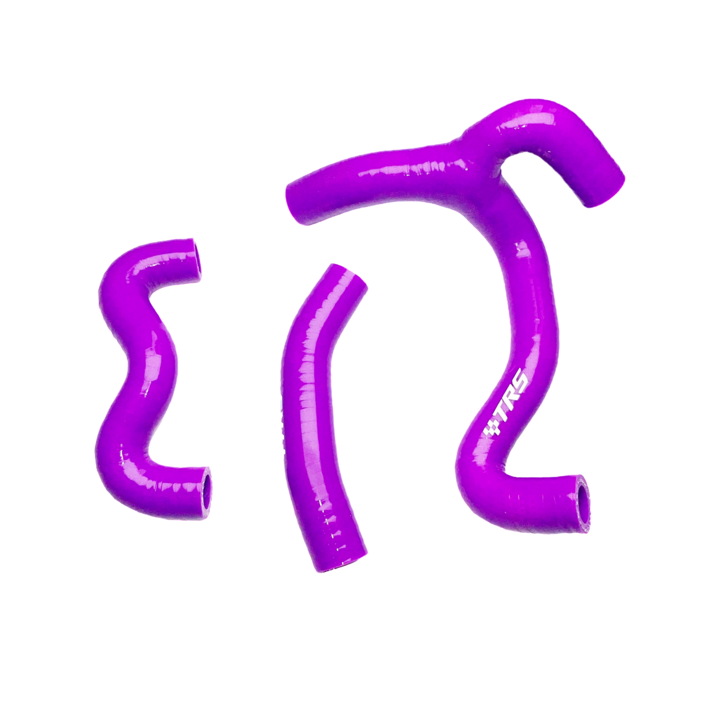 TRS Racing Silicone Radiator Hose Kit | KTM 50SX 2012–2017 | Purple | 2-Ply 4mm