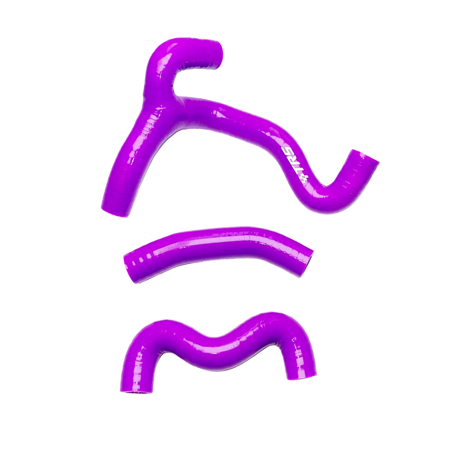 TRS Racing Silicone Radiator Hose Kit | KTM 50SX 2012–2017 | Purple | 2-Ply 4mm