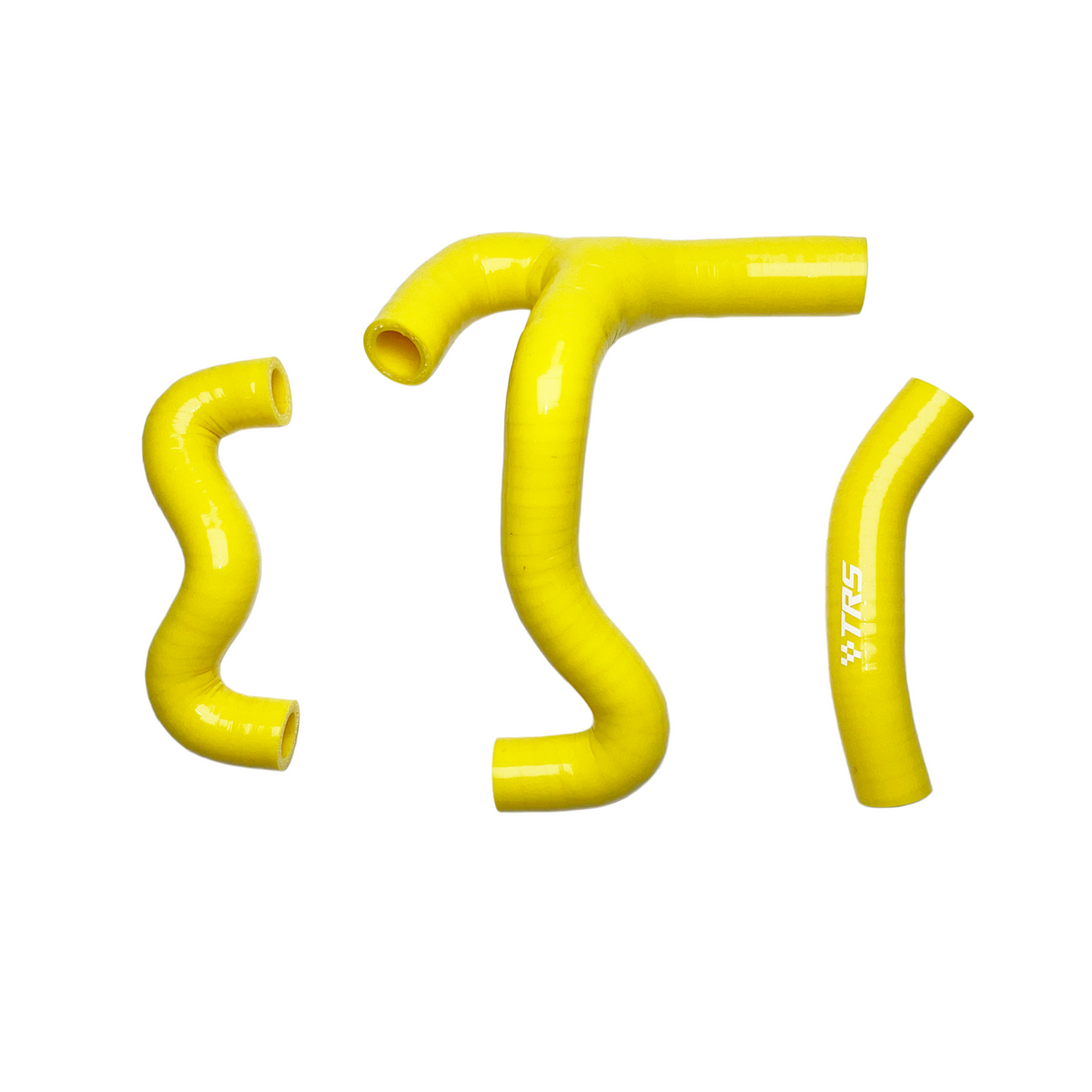 Kit de durites de radiateur en silicone TRS pour KTM 50SX 2012-2017 (jaune)