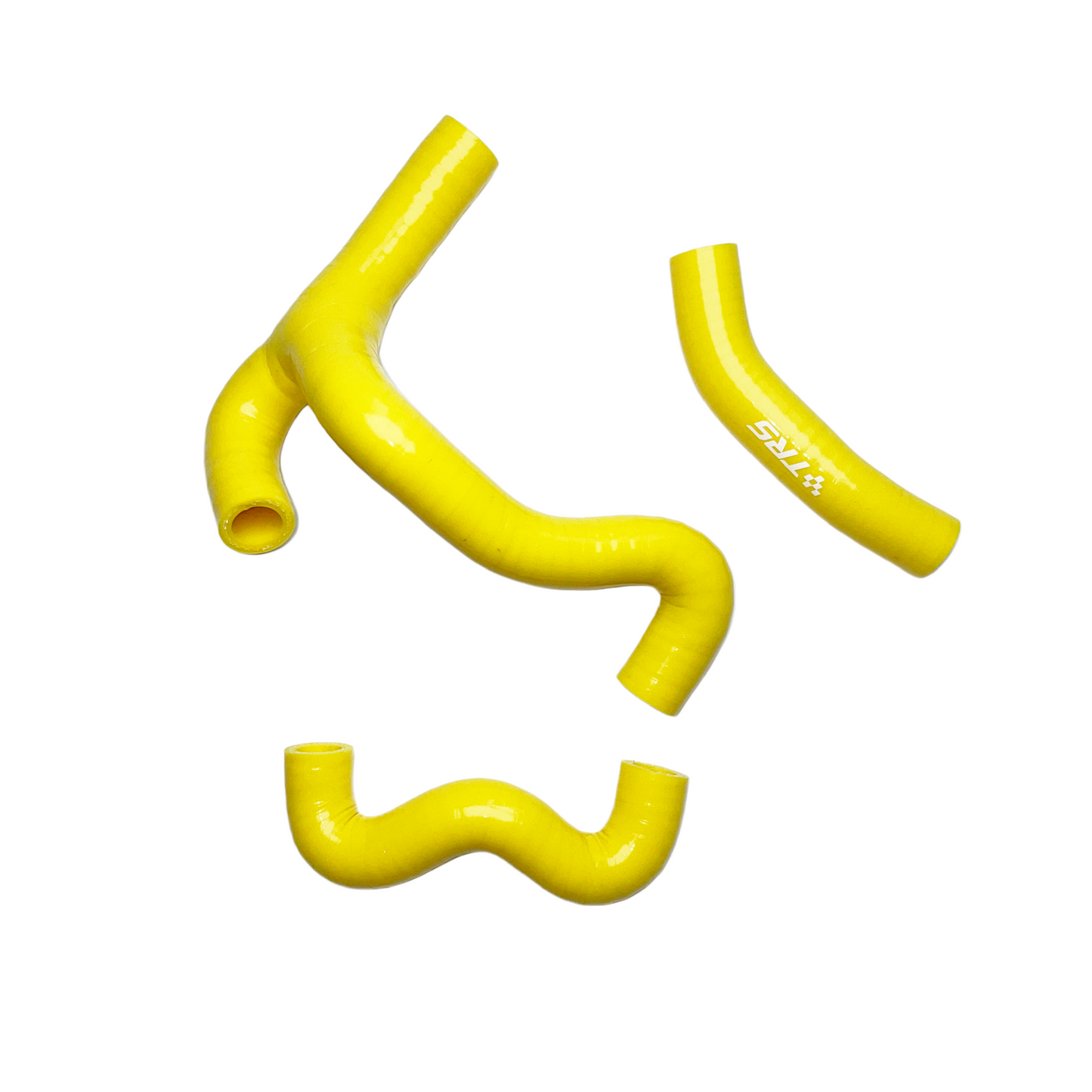 Kit de durites de radiateur en silicone TRS pour KTM 50SX 2012-2017 (jaune)