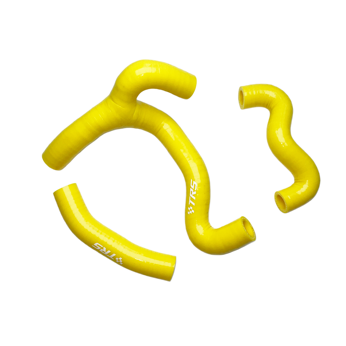 Kit de durites de radiateur en silicone TRS pour KTM 50SX 2012-2017 (jaune)