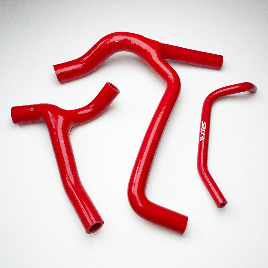 TRS Silicone Radiator Hose Kit for Kawasaki KXF450 KX450F 2009 2010 2011 (Red)