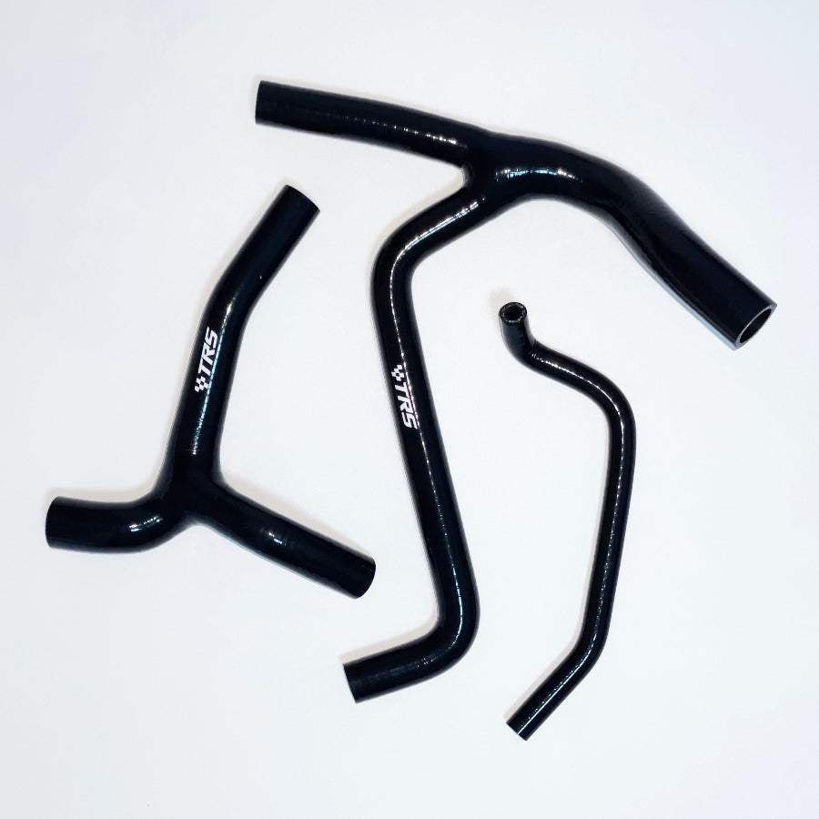 TRS Silicone Radiator Hose Kit for Kawasaki KXF450 KX450F 2009 2010 2011 (Black)