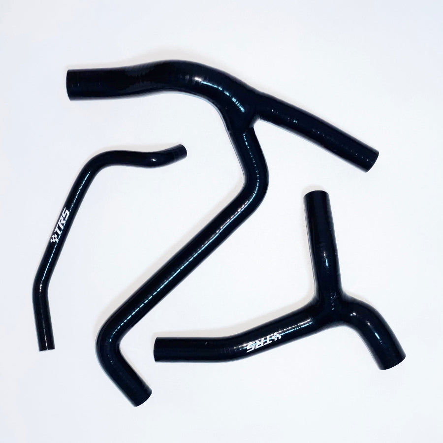 TRS Silicone Radiator Hose Kit for Kawasaki KXF450 KX450F 2009 2010 2011 (Black)