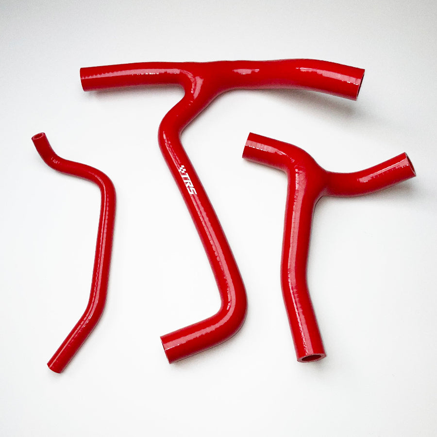 TRS Silicone Radiator Hose Kit for Kawasaki KXF450 KX450F 2009 2010 2011 (Red)