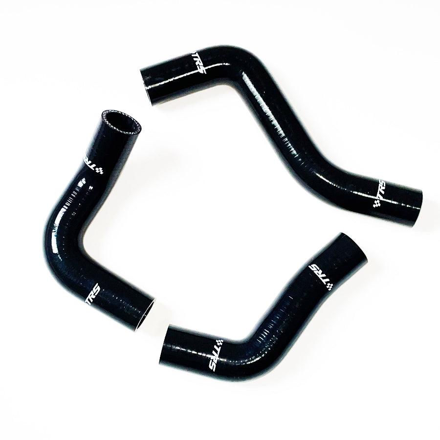 TRS Silicone Radiator Hose for Mazda Roadstar MX-5 Miata 1.6L 1600CC 1990-1993 (Black)