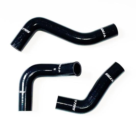 TRS Silicone Radiator Hose for Mazda Roadstar MX-5 Miata 1.6L 1600CC 1990-1993 (Black)
