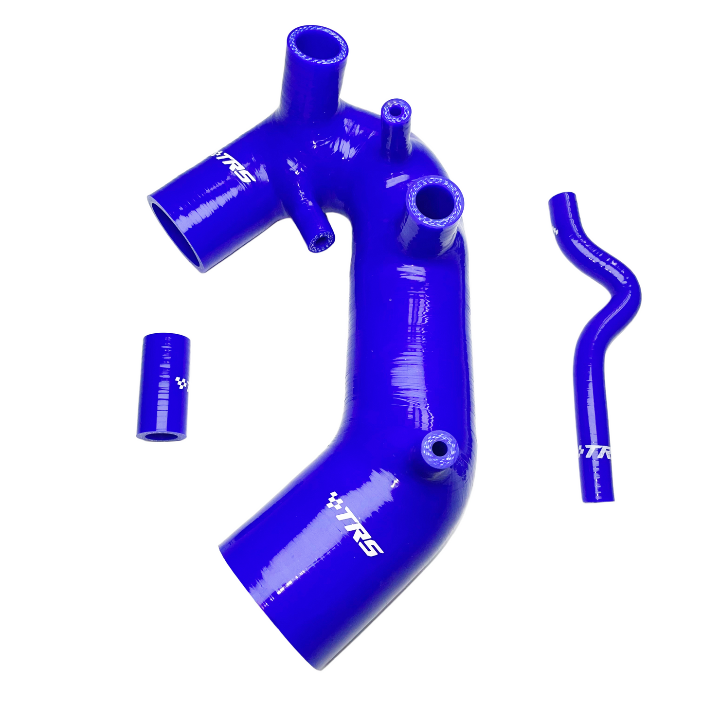Kits de mangueras de admisión de aire de inducción de silicona TRS Turbo compatibles con Audi A4 Passat B6 1.8T (azul)