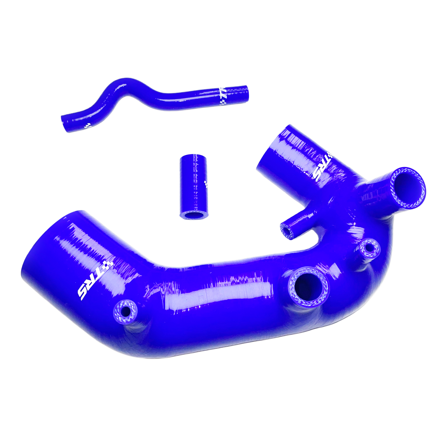 Kits de mangueras de admisión de aire de inducción de silicona TRS Turbo compatibles con Audi A4 Passat B6 1.8T (azul)