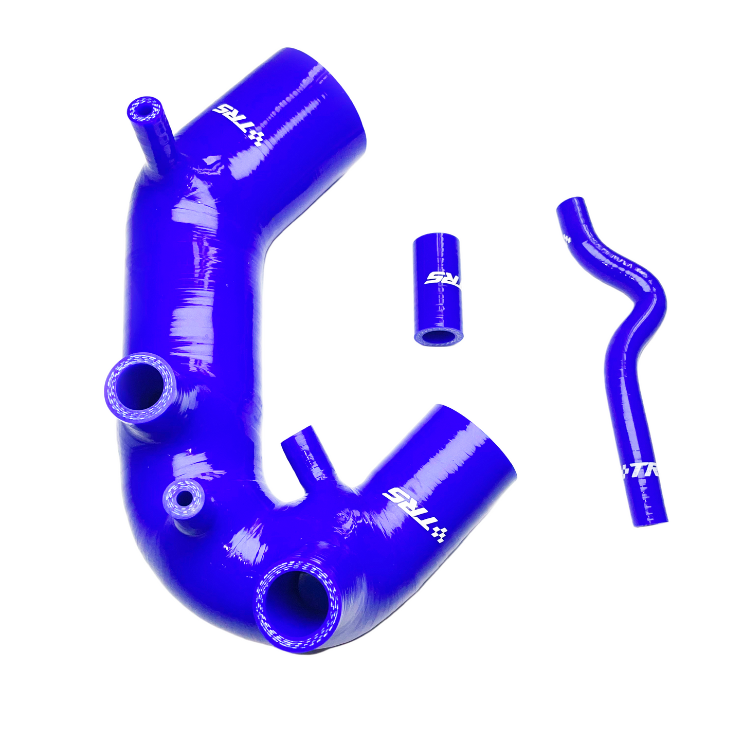 Kits de mangueras de admisión de aire de inducción de silicona TRS Turbo compatibles con Audi A4 Passat B6 1.8T (azul)