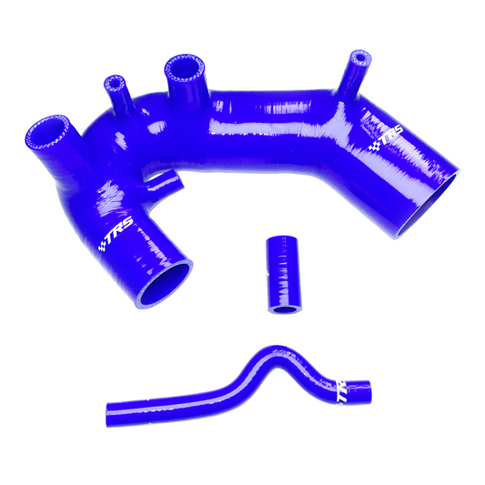 Kits de mangueras de admisión de aire de inducción de silicona TRS Turbo compatibles con Audi A4 Passat B6 1.8T (azul)