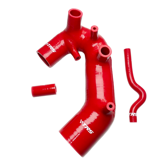 Kits de durites d'admission d'air Turbo en silicone TRS compatibles avec Audi A4 Passat B6 1.8T (rouge)