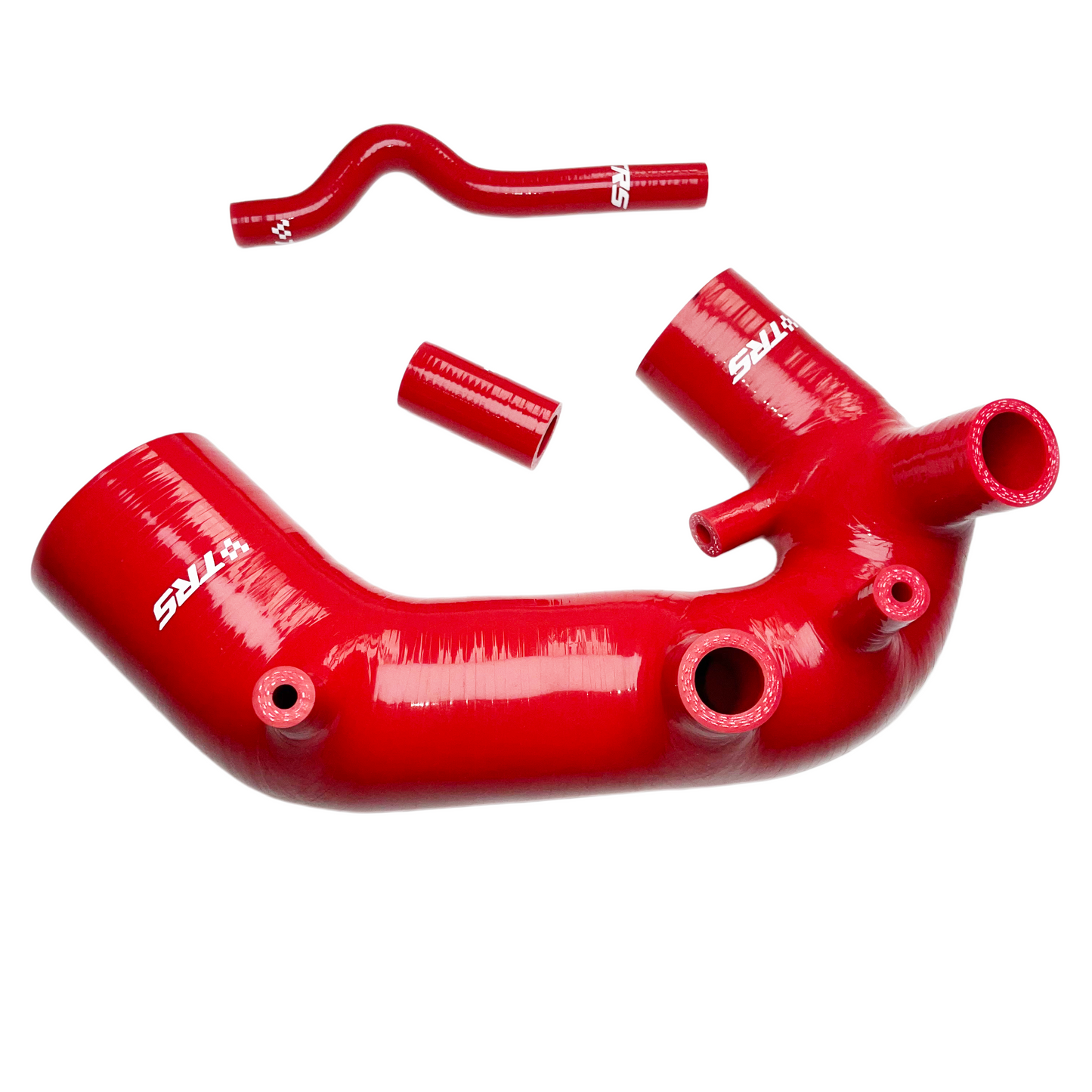 Kits de durites d'admission d'air Turbo en silicone TRS compatibles avec Audi A4 Passat B6 1.8T (rouge)