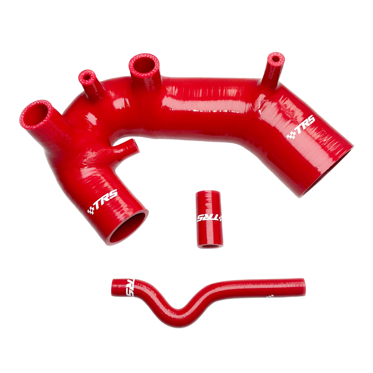 Kits de durites d'admission d'air Turbo en silicone TRS compatibles avec Audi A4 Passat B6 1.8T (rouge)