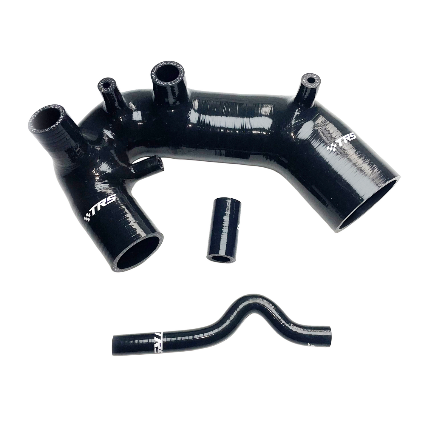 Kits de mangueras de admisión de aire de inducción de silicona TRS Turbo compatibles con Audi A4 Passat B6 1.8T (negro)