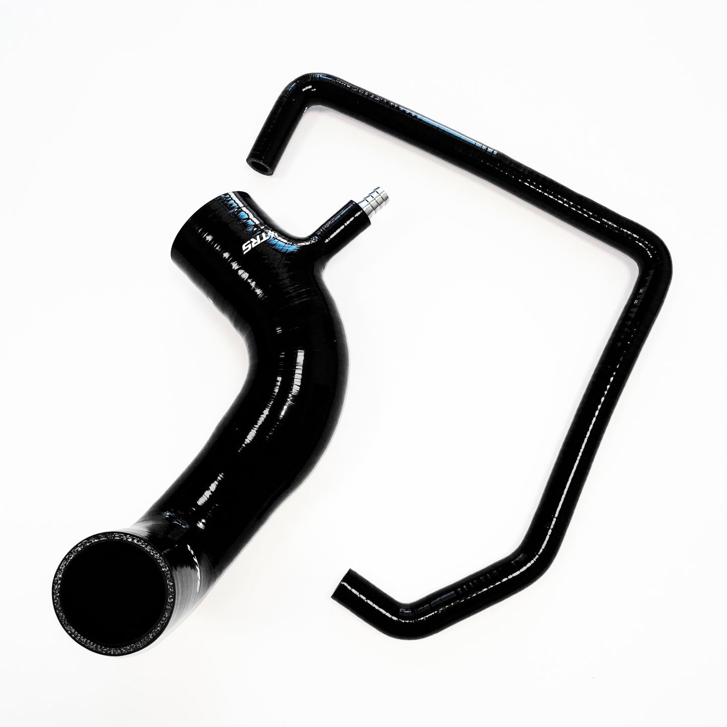 TRS Racing Direct Route Silicone Airbox Induction Hose Kit For Vauxhall Astra G MK4 GSI SRI 2.0 16V Z20LET 70mm ID BLACK