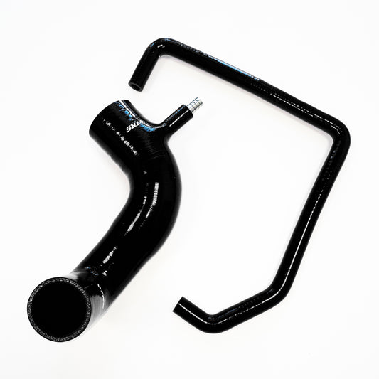 TRS Racing Direct Route Silicone Airbox Induction Hose Kit For Vauxhall Astra G MK4 GSI SRI 2.0 16V Z20LET 70mm ID BLACK