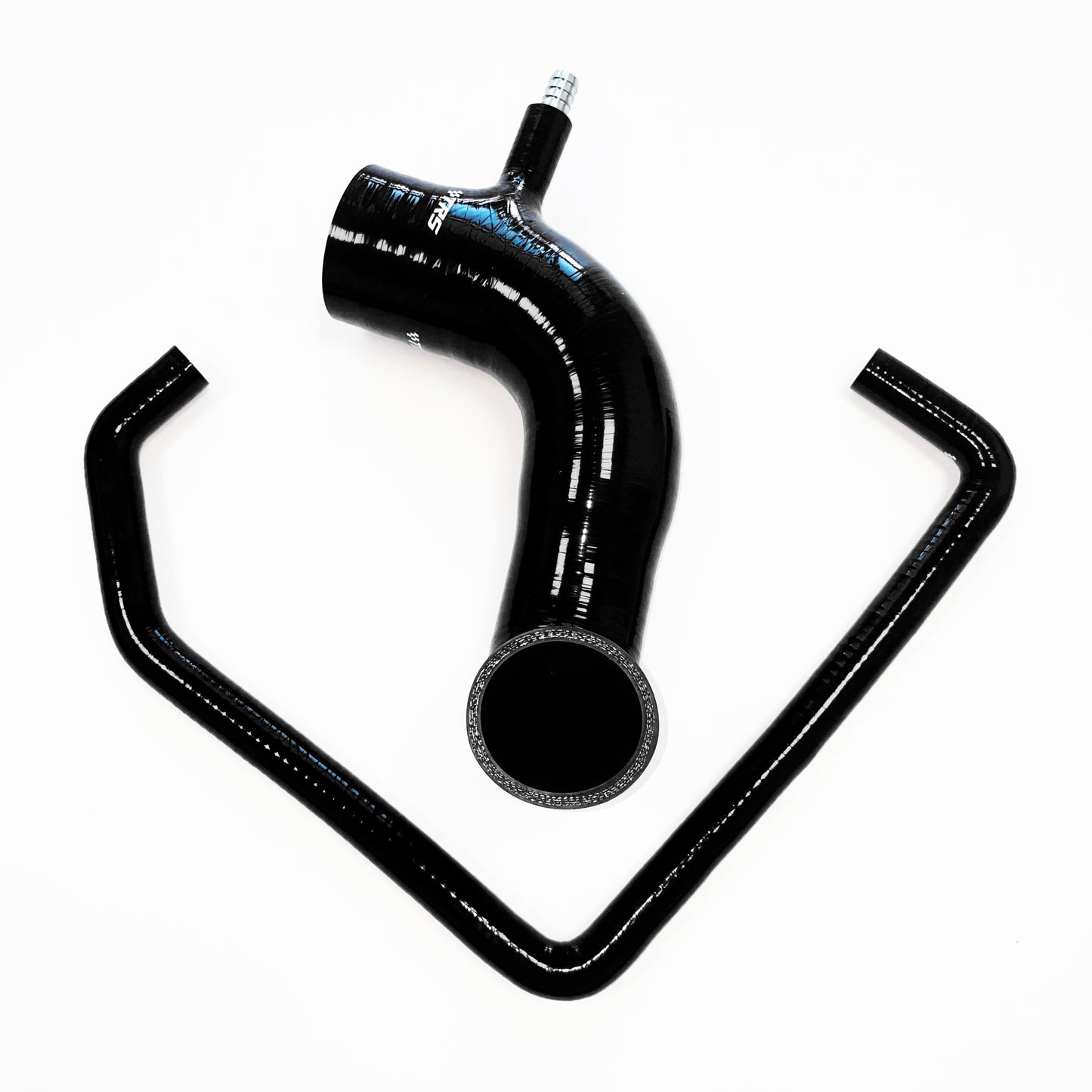TRS Racing Direct Route Silicone Airbox Induction Hose Kit For Vauxhall Astra G MK4 GSI SRI 2.0 16V Z20LET 70mm ID BLACK