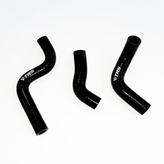 TRS Silicone Coolant Radiator Hose Kit for Kawasaki KX 85 100 KX85 KX100 2014-2023 (Black)