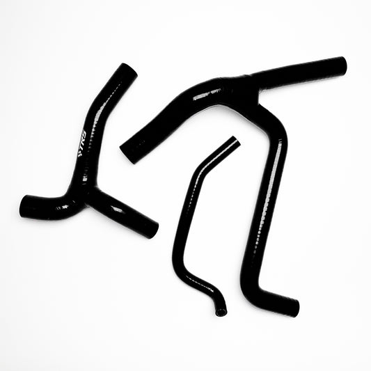 TRS Racing Silicone Radiator Hose Kit for Kawasaki KXF450 KX450F 2009 2010 2011 (Black)