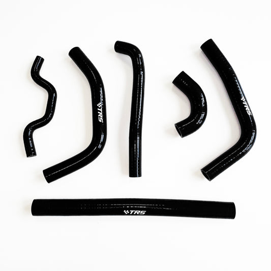 TRS Silicone Coolant Radiator Hose for Kawasaki KX250F KXF250 2009-2016 (Black)