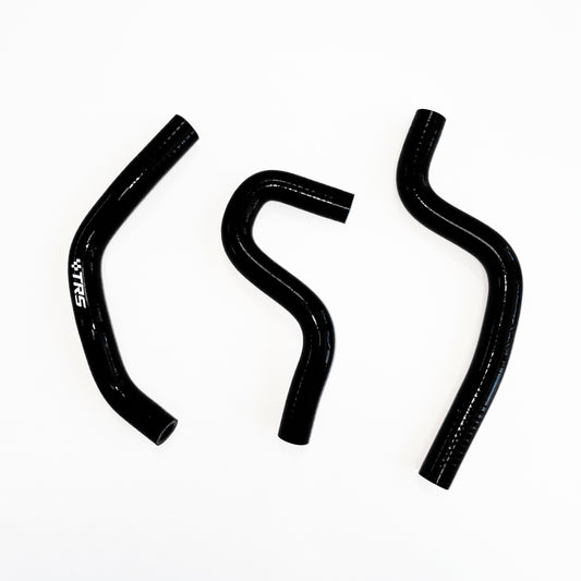 TRS Silicone Radiator Hose for Honda CR80R 1998-2002 CR85R 2003-2007 (Black)