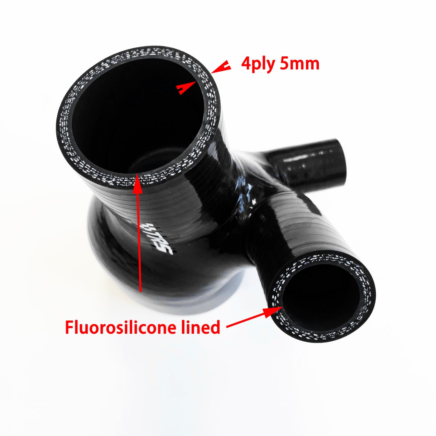 TRS Intake Hose Induction KIT for Citroen DS3 1.6T RCZ 207 GTI 156 Fluorosilicone Lined (Black)