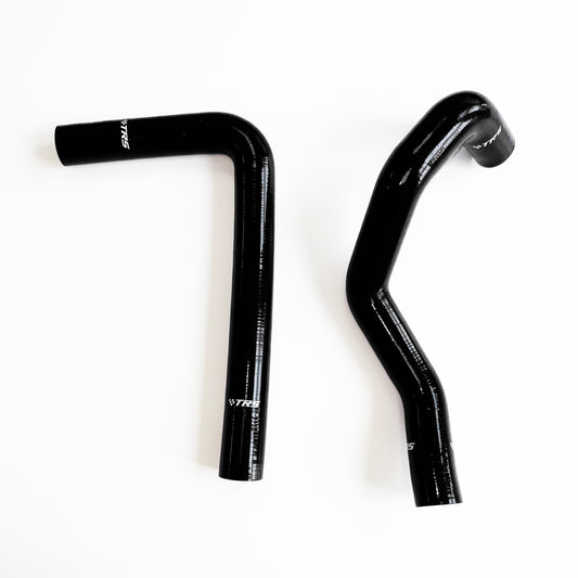 TRS Silicone coolant Radiator Hose for Toyota Supra JZA80 2JZ-GTE Turbo Non VVTI 1993-1998 (Black)